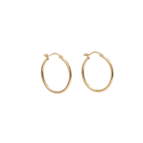 Pico Basic Large Hoops - FG, Goldplated