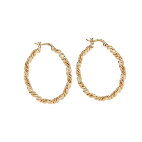  Pico Bobbie Hoops  - FG, Goldplated