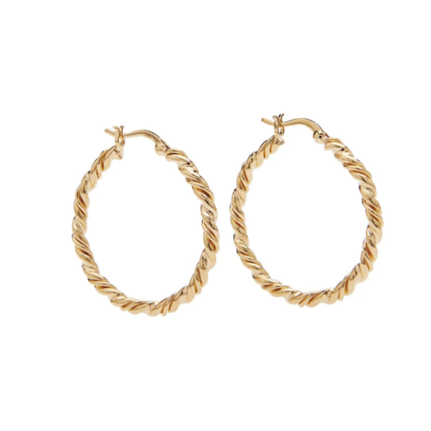  Pico Bobbie Hoops  - FG, Goldplated
