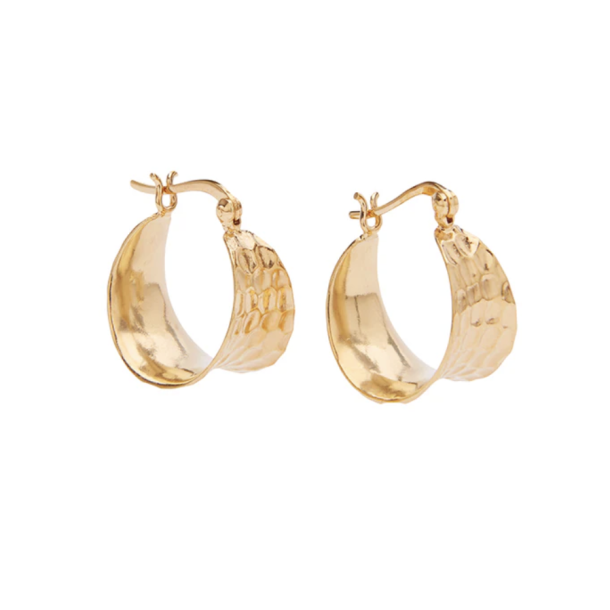 Pico Cleo Petit Hoop - FG, Goldplated