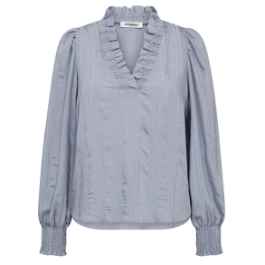 Co'couture - Kesi CC V-Blouse - Pale Blue 