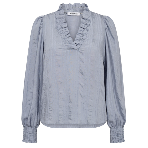 Co'couture - Kesi CC V-Blouse - Pale Blue 