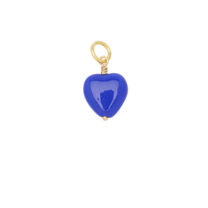 Pico French Heart Pendant - Blue- FG 