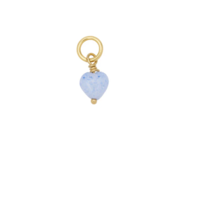 Pico French Mini Heart Pendant - Sky - FG 