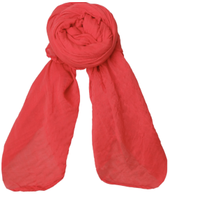 Black Colour 208272 Bckelsey Small Plain Scarf- Red