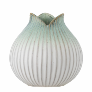 Bloomingville 82072629 Skylar Vase, Gr�n, Stent�j