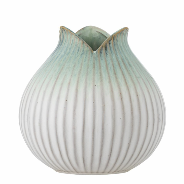 Bloomingville 82072629 Skylar Vase, Gr�n, Stent�j