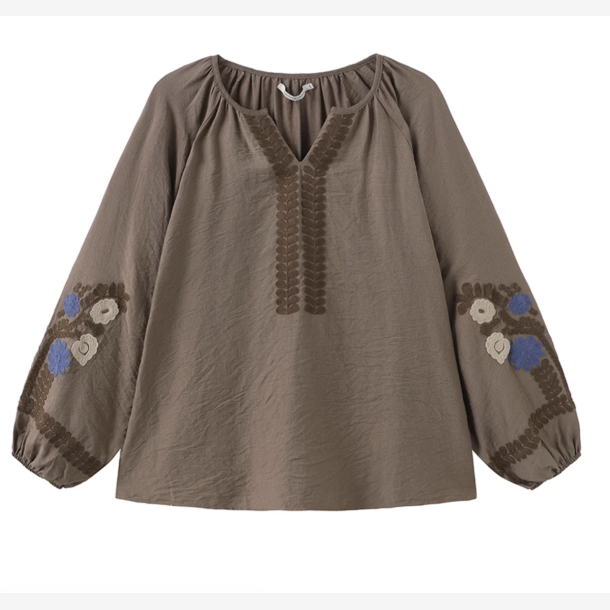 LUXZUS 7972-2609 Adel Blouse - Granola