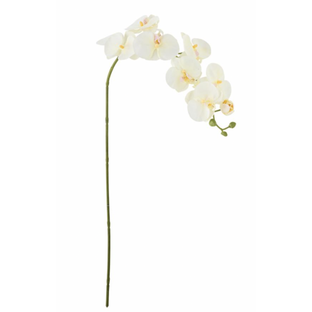 Bloomingville 82072093 Orchid Stilk, Hvid, Kunstige Blomster