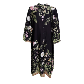 BC 40901 Zennia Flower Dress - Black flower 