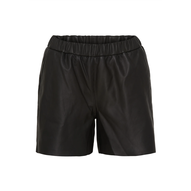 Notyz 11193 Leather shorts - Black