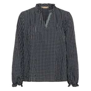 Culture 50113200 Kalia Blouse - Dark grey Check
