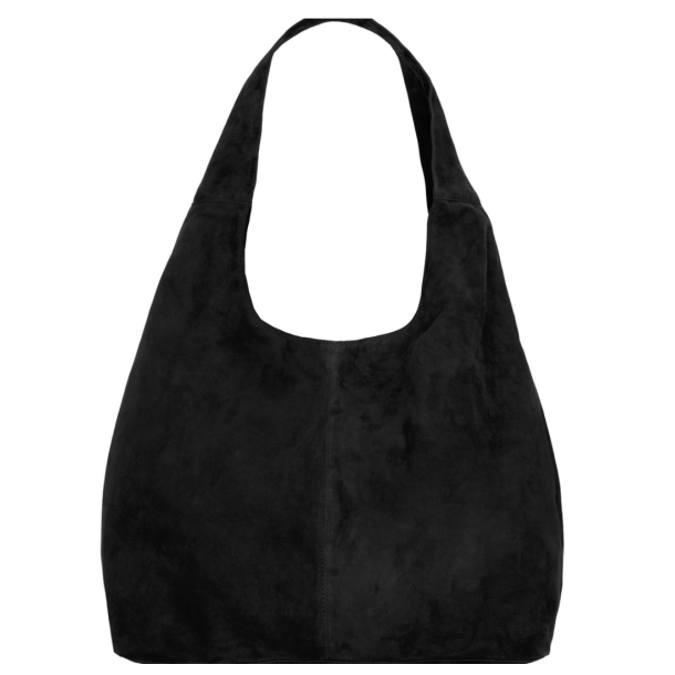 BTF CPH 180059 Suede Shopper - Black 