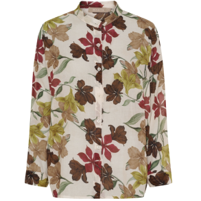 Marta 258920 Lotus Shirt - Blue Beige Flower