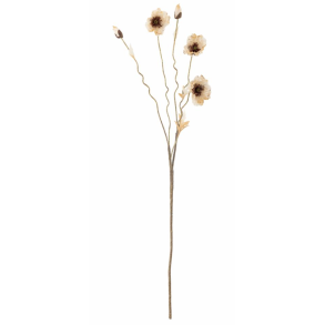 Bloomingville 82061478 Poppy Stilk, Natur, Kunstige Blomster
