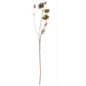 Bloomingville 82061478 Poppy Stilk, Brun, Kunstige Blomster