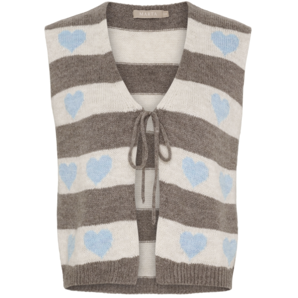 Marta 8069 Phoenix Knit Vest - Blue