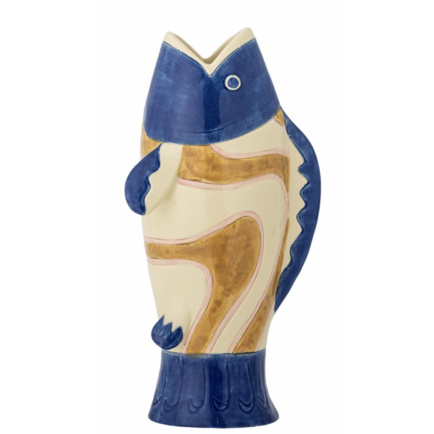 Bloomingville 82072650 Irving Vase, Bl, Stentj 
