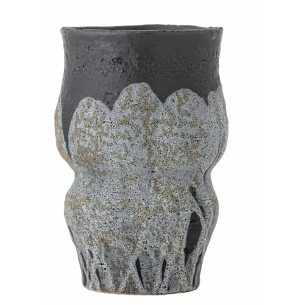 Bloomingville 82072496 Neeson Urtepotteskjuler, Brun, Stentj