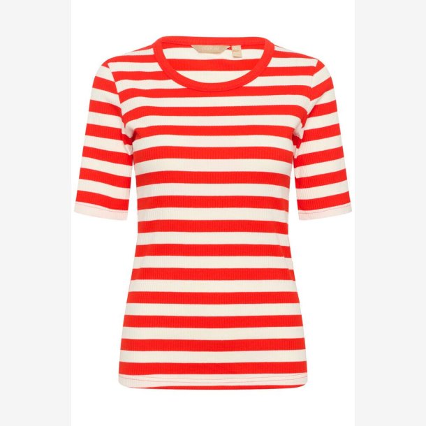 Culture 50111670 CUaza Dolly T-shirt - Red / White Stripe