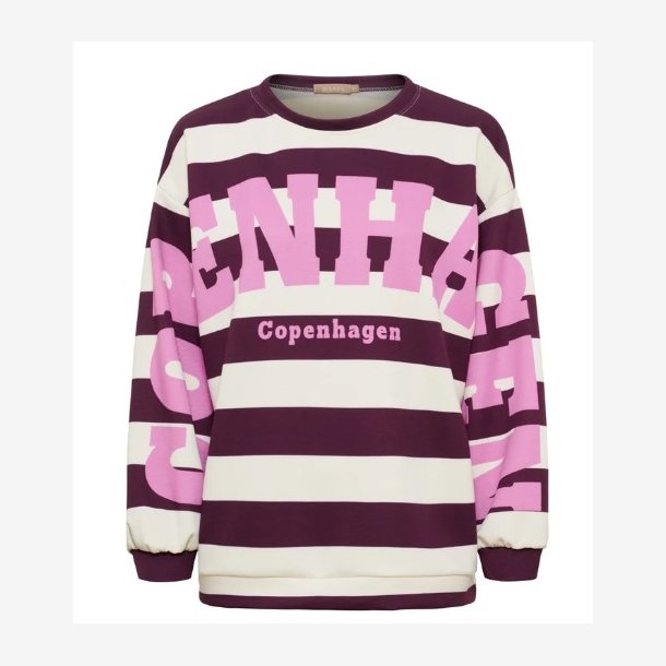 Marta 22659S McdNerina Sweatshirt - Bordeaux/Pink 