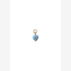 Pico French Heart Pendant - Sky - FG 