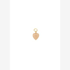 Pico French Heart Pendant - Peanut - FG 