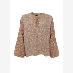 BC 39232 Luna Blouse - Nougat Multi