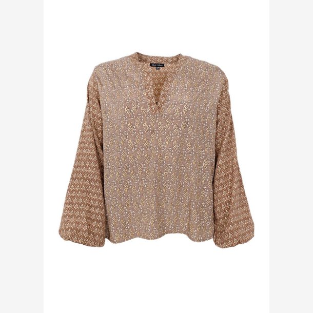 BC 39232 Luna Blouse - Nougat Multi